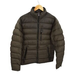 Calvin Klein Mens Packable Lightweight Down Puffer Jacket Olive Green‎ Size S
